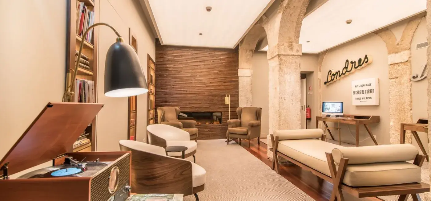 Interior view of Hotel Baixa Lisbon